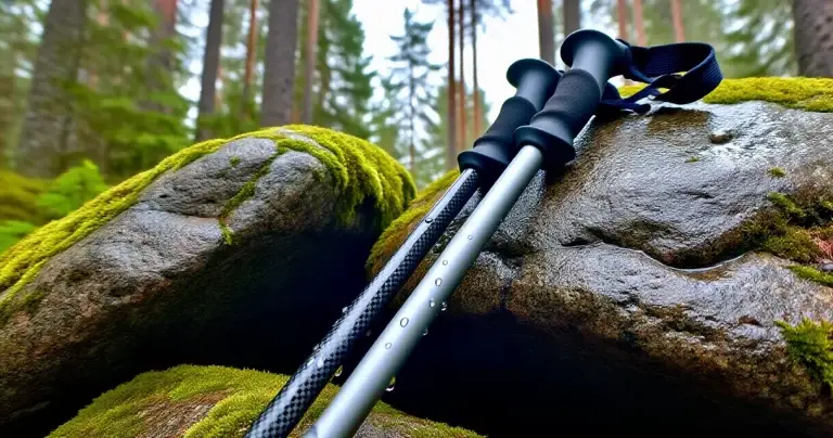 Retkisauvat hiilikuitu vai alumiini kosteaan kivikkoon 2026